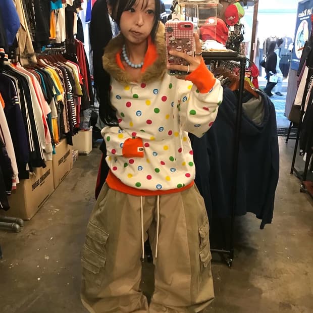 Bape BabyMilo Polka Dots Fur Hoodie