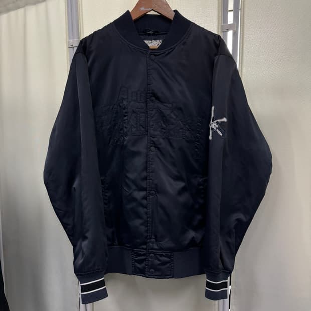 스투시 00s 스펠아웃 바시티 자켓