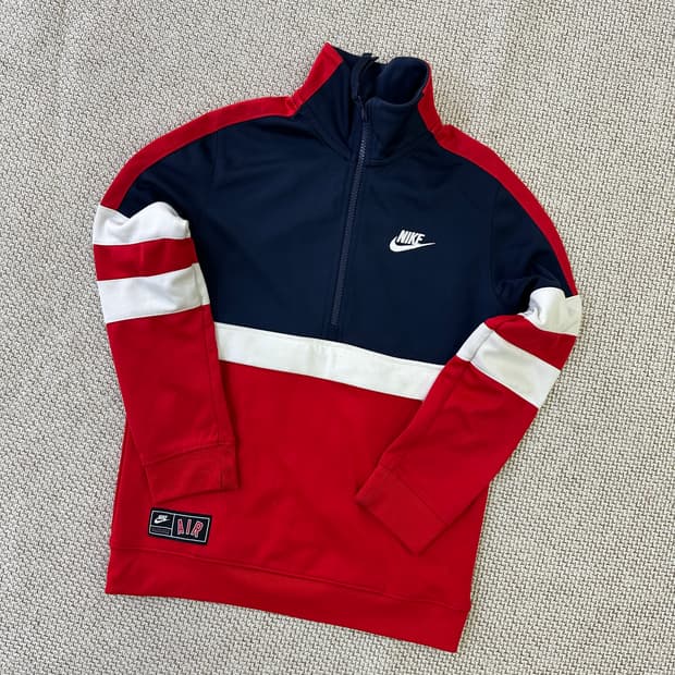 M 나이키 키즈 에어 하프 집업  0327D