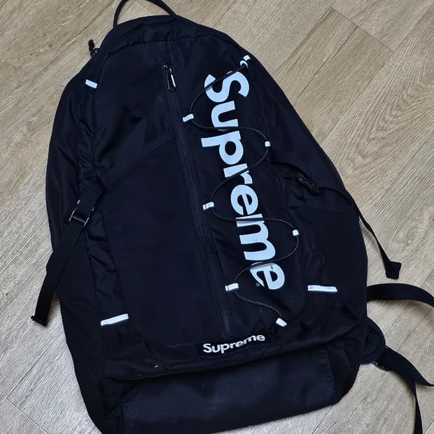 슈프림 17ss 코듀라 백팩 블랙