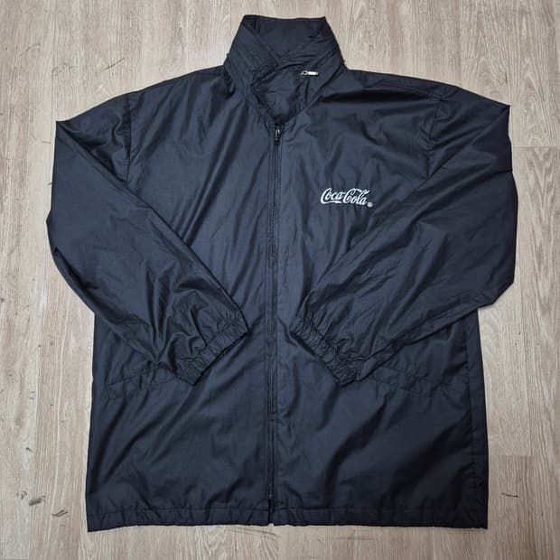 코카콜라 오리지널 로고 바람막이 집업자켓 M(95)