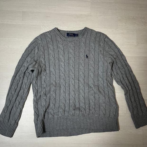 폴로 랄프포렌 니트 그레이