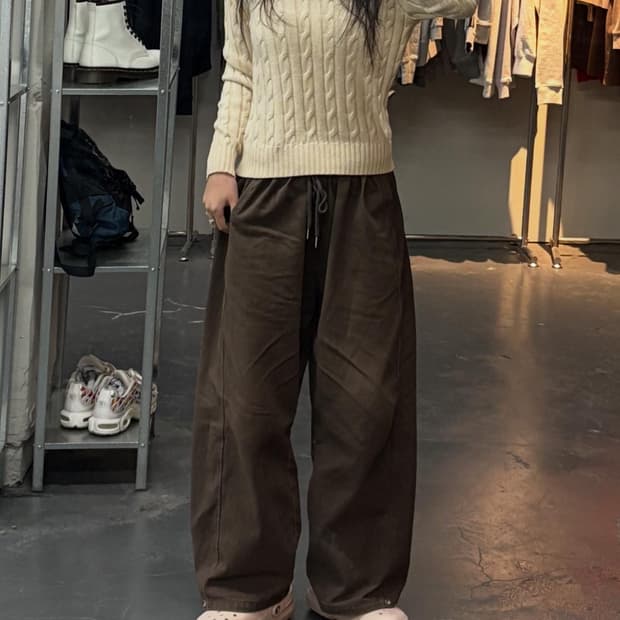 폴로랄프로렌 케이블 니트코튼 브이넥 스웨터 A3101