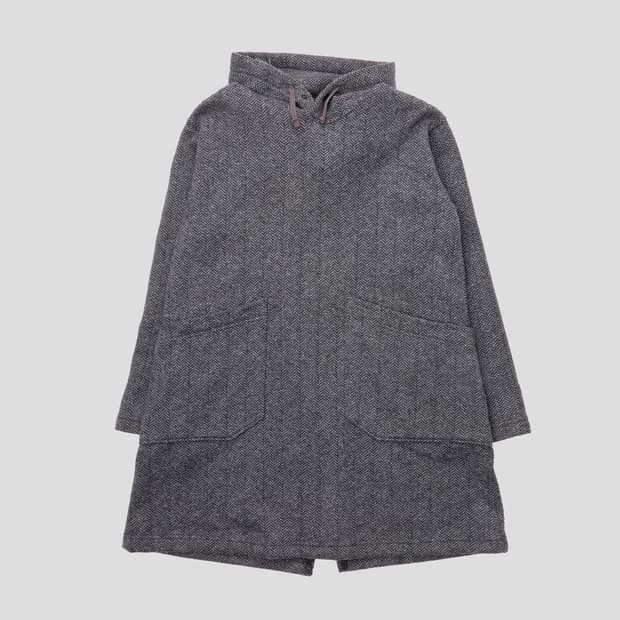 엔지니어드 가먼츠 오버 파카 그레이 헤링본