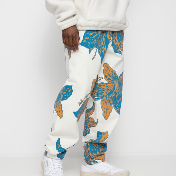 스투시 프로럴 스웻 팬츠 s