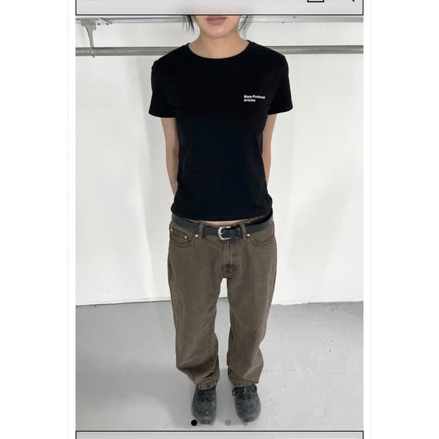 플라스틱프로덕트 5-POCKET PANTS WOMEN 브라운 L