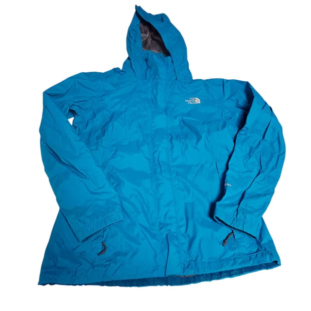 [노스페이스] 색감 쨍한 블루 하이벤트 방수 후드 바람막이 여성 L