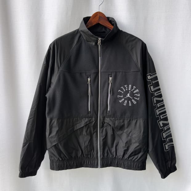 나이키 조던 플리스 오로라 바람막이 자켓 블랙 루즈핏 M