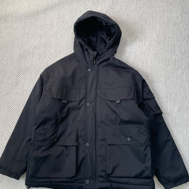 빈티지 유틸리티 포켓 인슐레이션 후드 파카