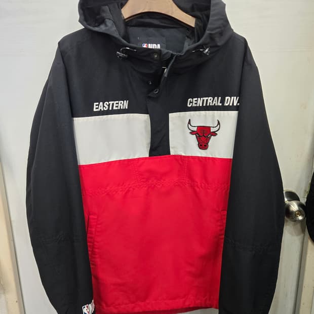 M,95 ))  NBA bulls 엔비에이 반집업 후드티 긴팔티셔츠!