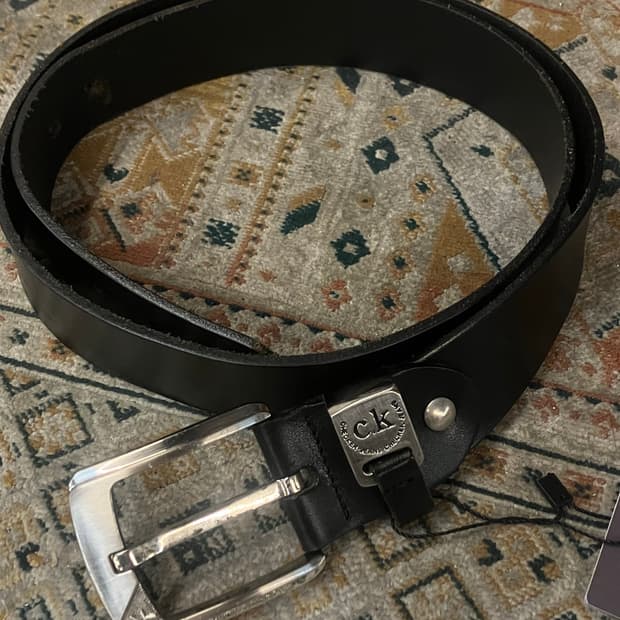 캘빈클라인 진 남성 캐주얼 핀 버클 리버시블 벨트 블랙  #csz2020