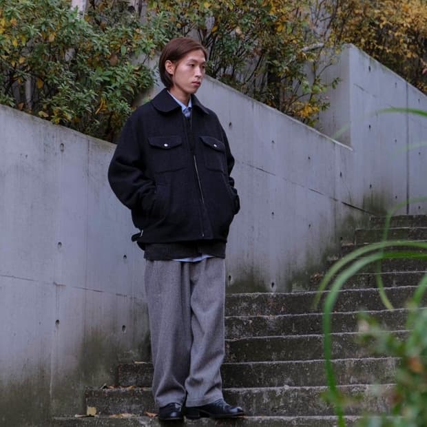 Phlannel arels wool(아를 울) 트위드 필드 자켓