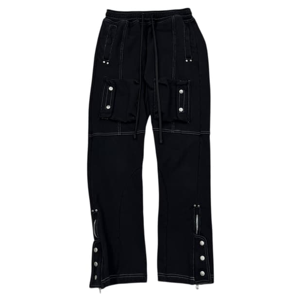 파프롬왓 파아카이브 3P 스냅 스웨트팬츠 블랙 M