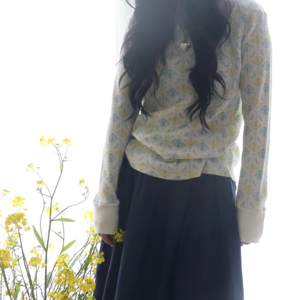 Vintage Mint Waffle Thermal 