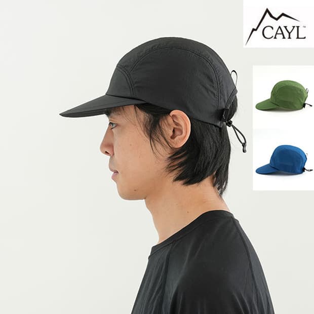 케일 Cayl 라이트 트레일 캡 블랙 / 나일론 메쉬 볼캡 모자