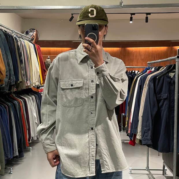 BEAMS 코듀로이 셔츠  