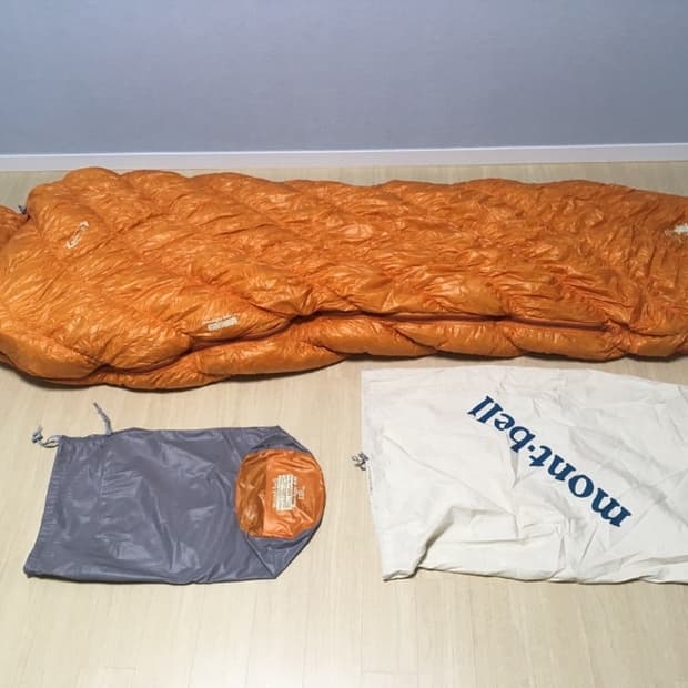 몽벨 800 exp 침낭 좌지퍼
