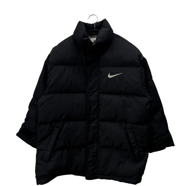 (L) 나이키 올드스쿨 00s 스우시 패딩 자켓 블랙