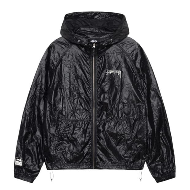 M) 스투시 비치 쉘 링클자켓