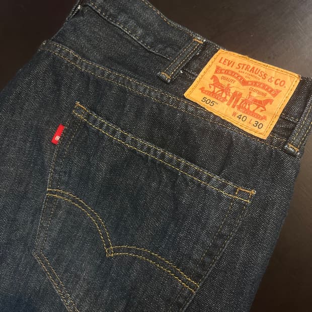 리바이스 505 데님팬츠 40인치