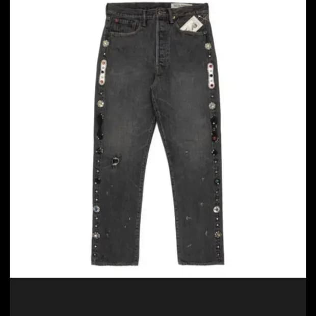 캐피탈 젬스톤 잼스톤 흑청 데님 에비스 한정판