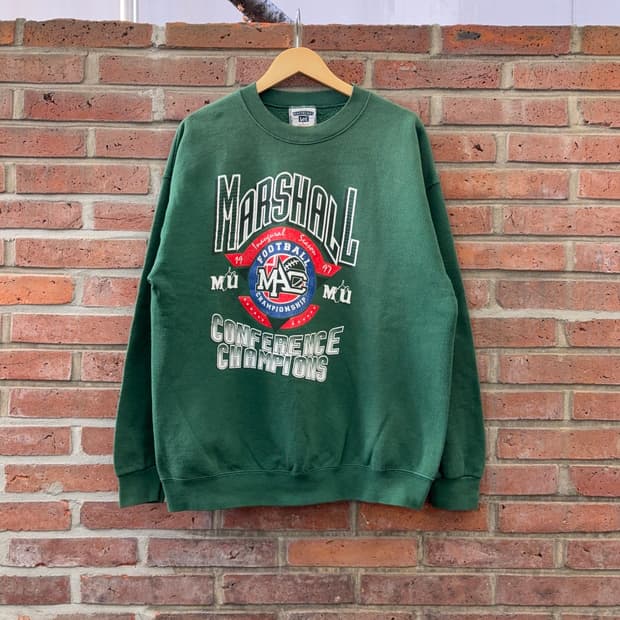 90s USA 리 Lee 헤비웨이트 마셜 대학교 스웻셔츠