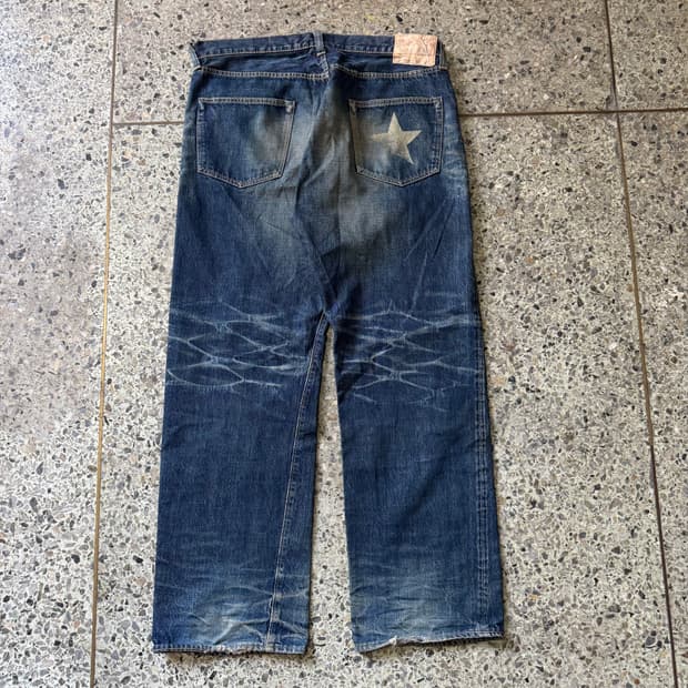 [38] Sugar cane Lot.901 Lone Star 셀비지 데님