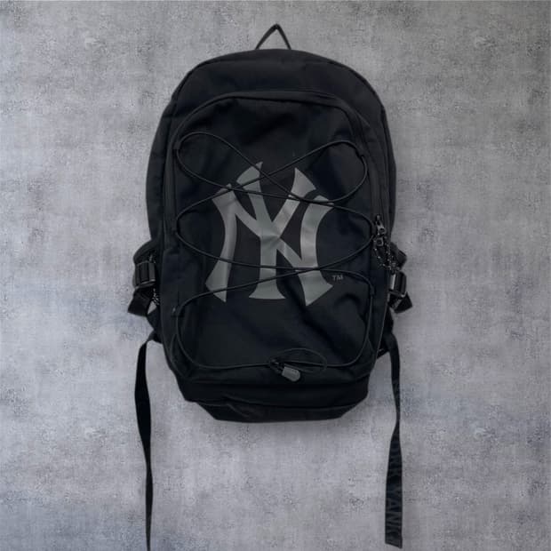 엠엘비 MLB 블랙 코듀라 3M 스트링 백팩