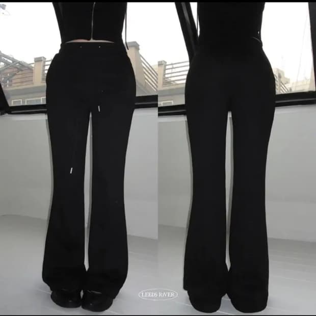 에이블리 부츠컷 슬랙스 트레이닝팬츠 여리핏 y2k 