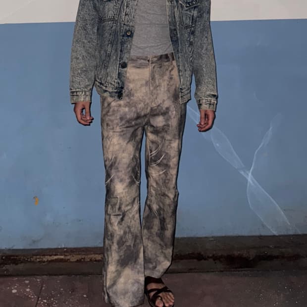 청 후리스 자켓