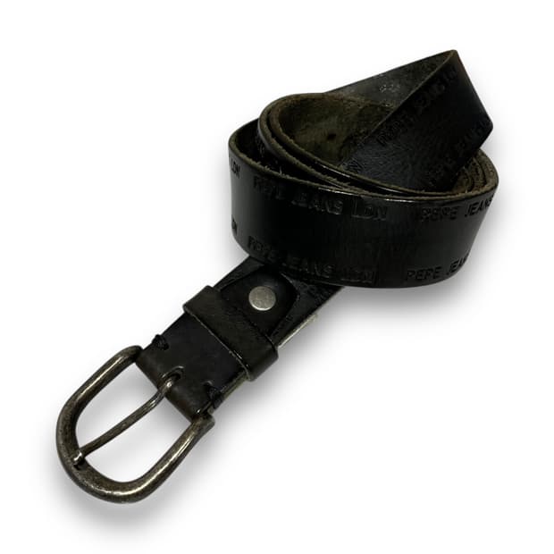 Pepe jeans Cow leather dark belt