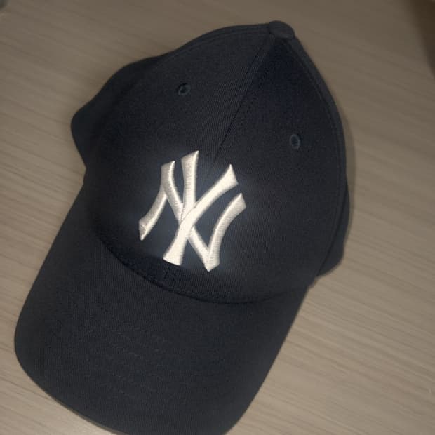 Mlb 모자 볼캡 네이비