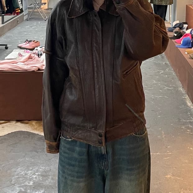 LOLD ANTHONY 램스킨 레더 가죽자켓 H1802