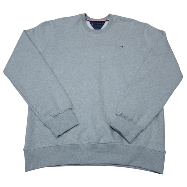 타미힐피거 그레이 기모 맨투맨