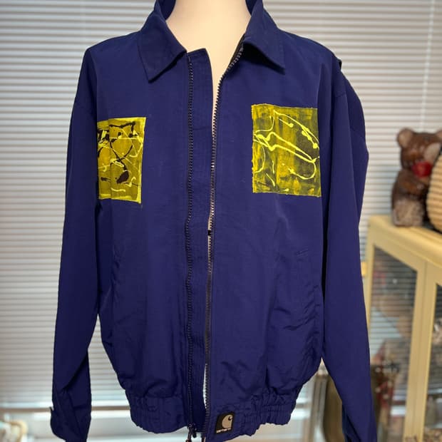 칼하트 워크 자켓 1of1 커스텀 Jackson Pollock레퍼런스