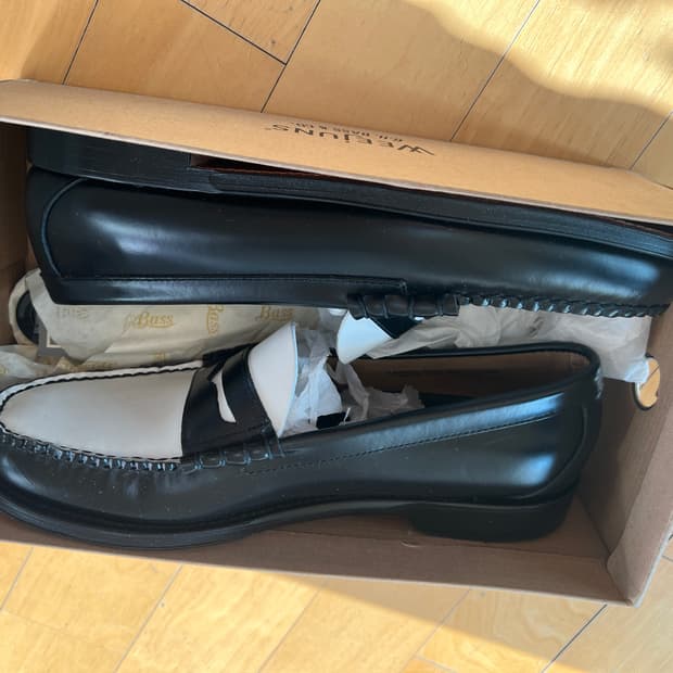 GH BASS Weejun 위준 로퍼 블랙화이트 285 새상품