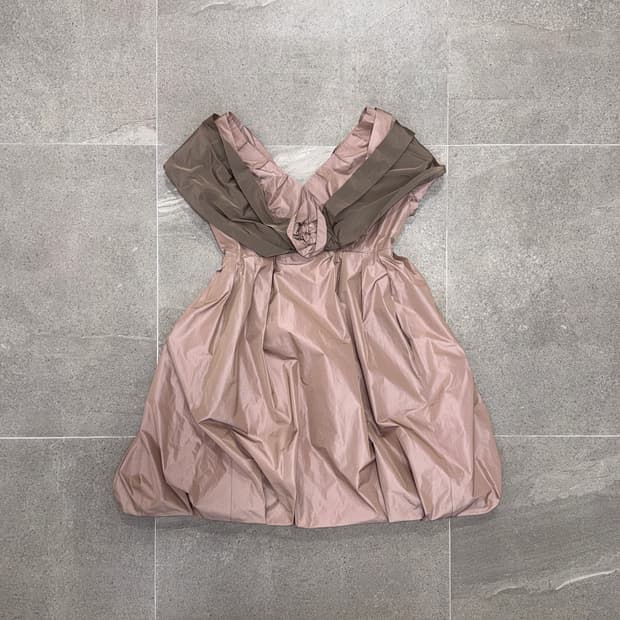 ANTONIO MARRAS TAFFETA DRESS Mauve/Mocha