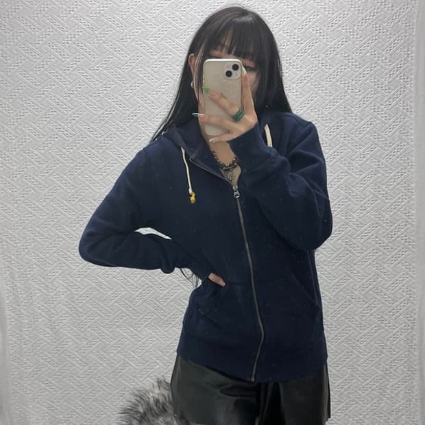 폴로 랄프로렌 올드스쿨 캐주얼 약기모 후드집업 S C09233