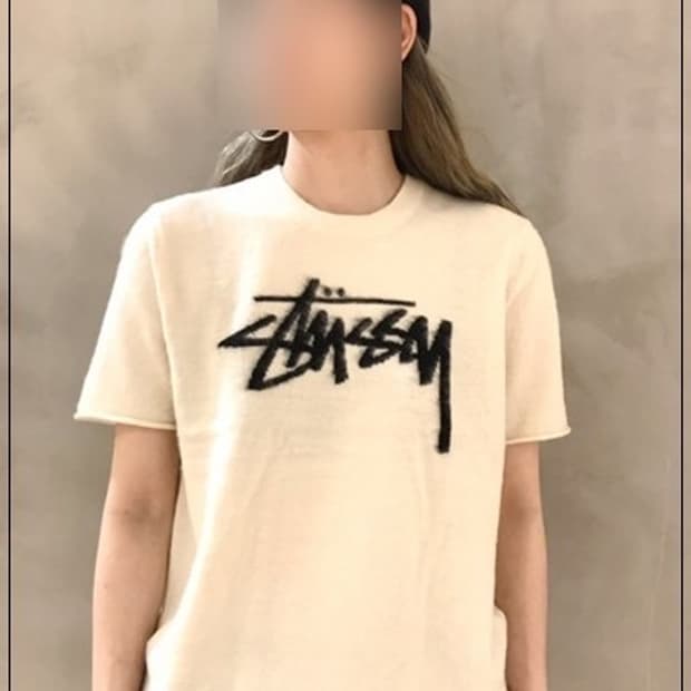 스투시 브러쉬드 니트 m