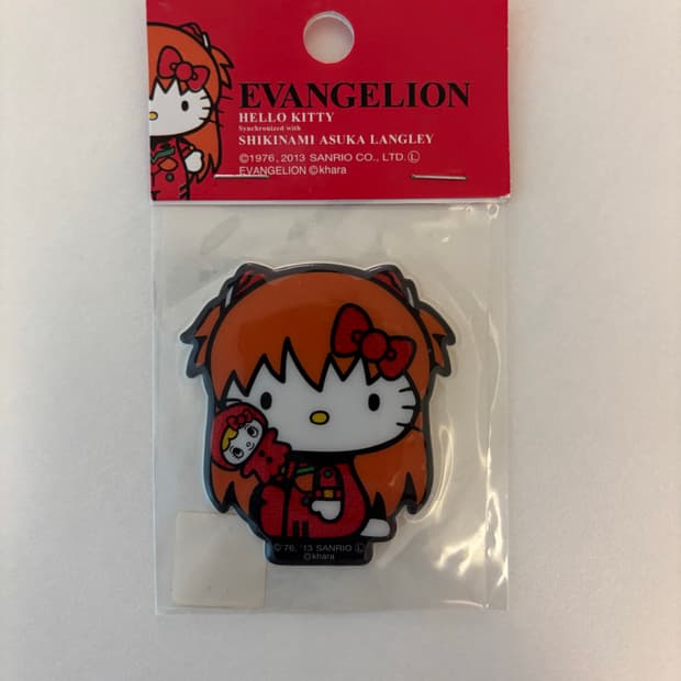 EVANGELION × HELLO KITTY 에반게리온 헬로키티 스티커