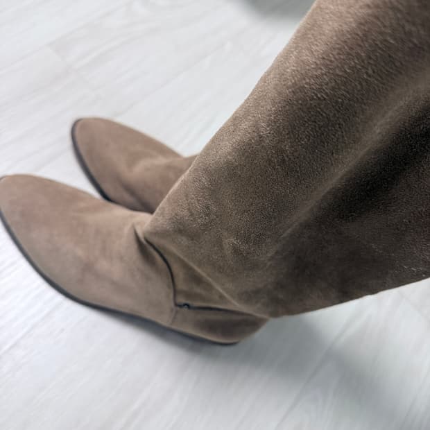 투웨이 스웨이드 롱부츠 240