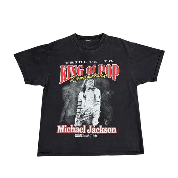 빈티지 Michael Jackson 마이클잭슨 메모리얼 티셔츠