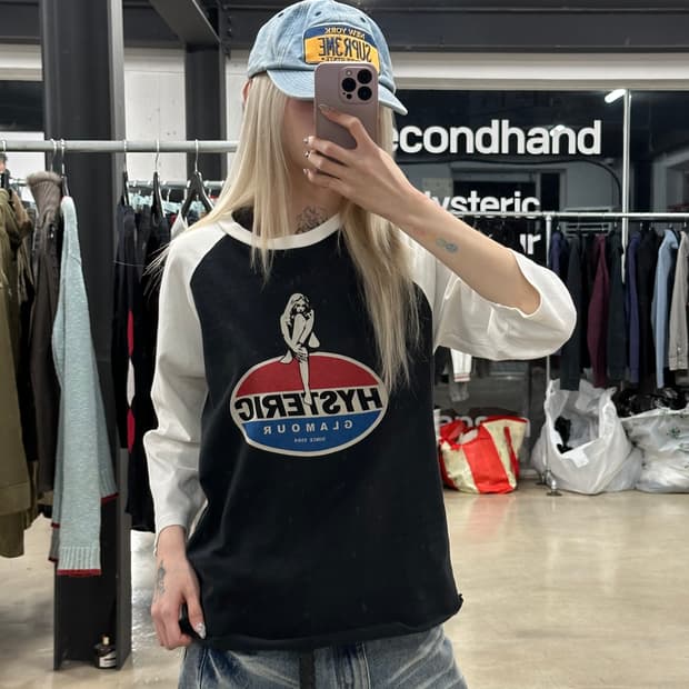 히스테릭 글래머 펩시걸 나그랑 티셔츠