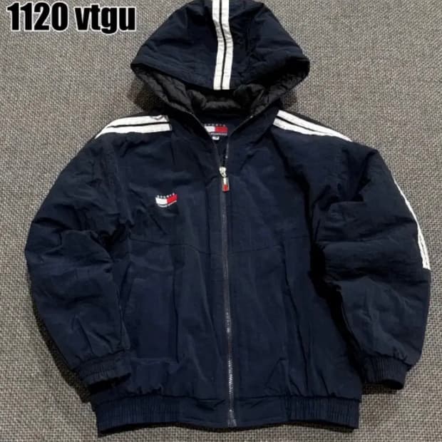 타미힐피거 후드패딩 바람막이 점퍼