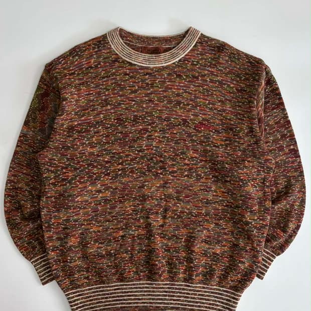 미쏘니 스포츠 울 크루넥 이태리 니트 스웨터