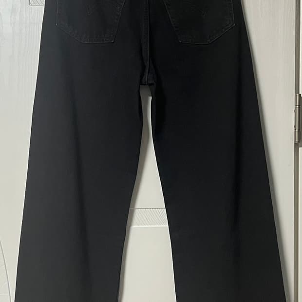 (새상품)리바이스 립케이지 와이드 레그 진 블랙 27