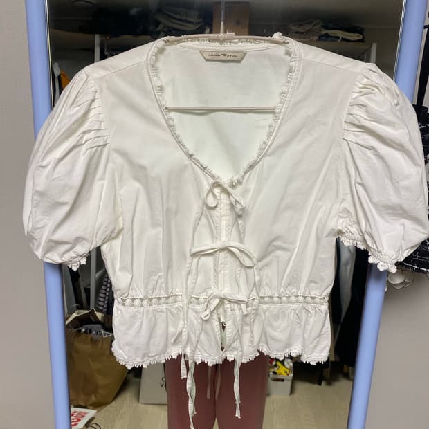 [nobrand] 화이트블라우스