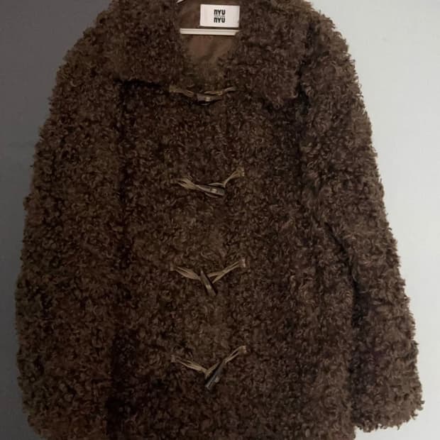 뉴뉴 퍼 코트 (브라운)