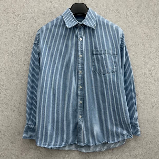 95 어반드레스 여자 오버핏 스트라이프 셔츠