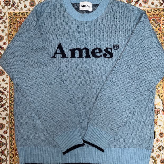 AMES COLORED LOGO KNIT